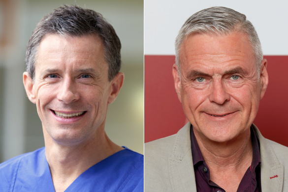 Professor Florian Hoffmann und Professor Uwe Janssens