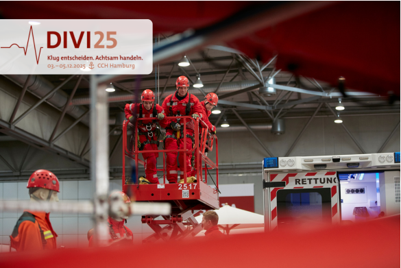 Blaulicht-Momente auf dem DIVI