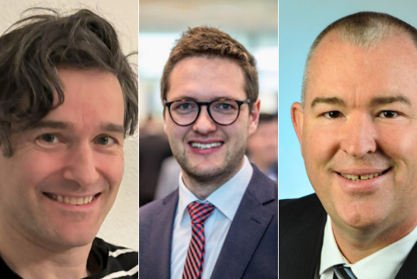 Dr. Steffen Grautoff, Dr. Jochen Dutzmann und Bernhard Gliwitzky