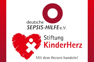 Logos der Deutschen Sepsis-Hilfe und der Stiftung KinderHerz