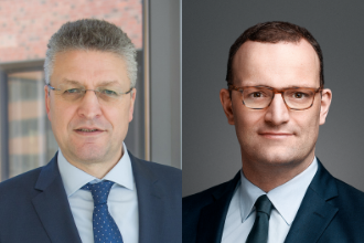Bundesgesundheitsminister Jens Spahn (links) und RKI-Präsident Lothar H. Wieler