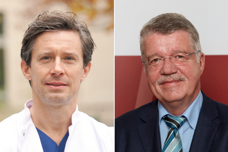 DIVI-Generalsekretär Priv.-Doz. Dr. Florian Hoffmann und Prof. Dr. Andreas Markewitz