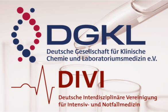 Logos der DGKL und DIVI
