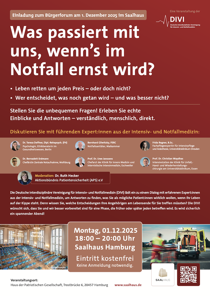 Poster zum Bürgerforum