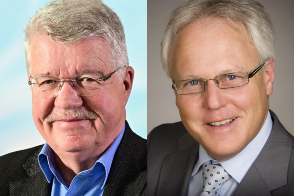 Professor Andreas Markewitz und Klaus Notz